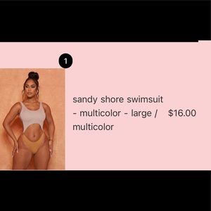 Icon Swim Sandy Shore swimsuit - multicolor